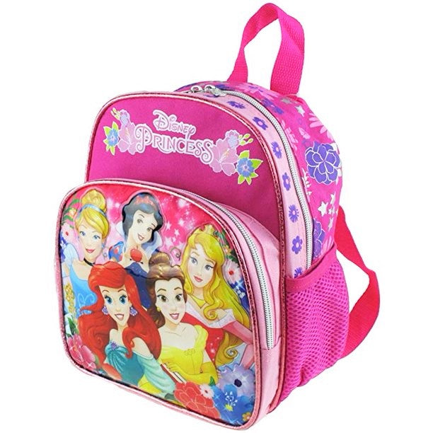 Disney Princess Backpack Mini 10 inch Pink Flowers – Backpack LA