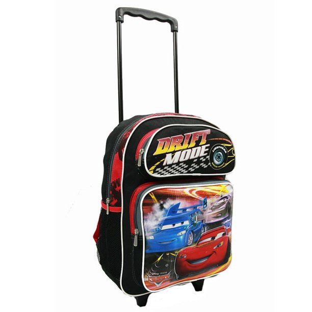 Cars Backpack Large Rolling 16 inch Drift Mode – Backpack LA