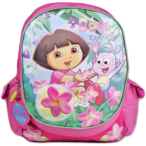 Dora the Explorer Backpack Large 16 inch Tropical Flowers