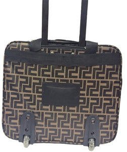 HiPack Suitcase Travel Rolling Duffel 16 inch Coffee (PRT16 Coffee)
