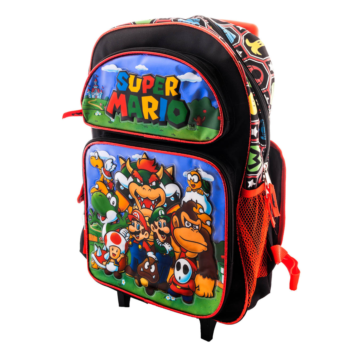 Super Mario Bros Backpack Large Rolling 16 Inch – Backpack La