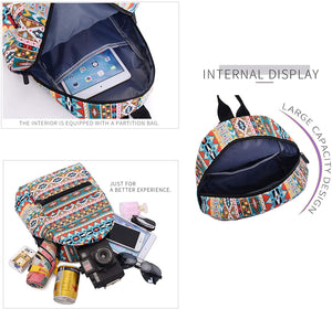 Bravo! Fashion Design Leatherette 12" Backpack (Embroider Black)