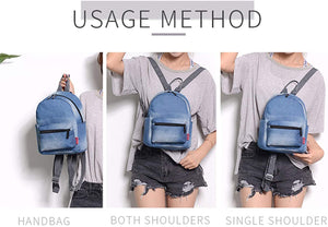 Bravo BTS Mini Denim Backpack 10" (Denim Blue)