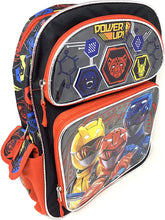 Saban's Power Rangers 16 inch Backpack with Side Pockets - Power Up!