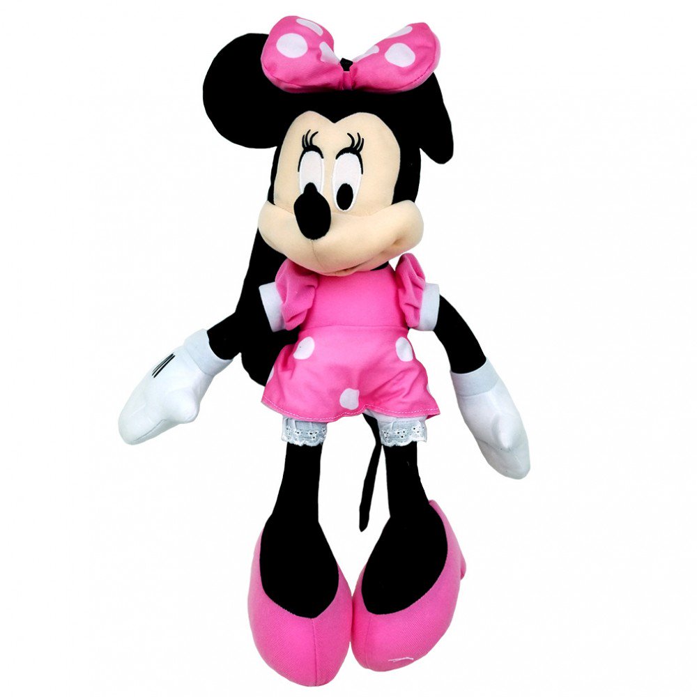 Minnie Mouse Plush Backpack Pink