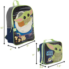 Star Wars Backpack Large 16 inch with Lunch Bag