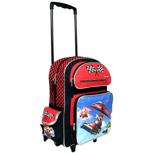Mario Kart Backpack Rolling Large 16 inch
