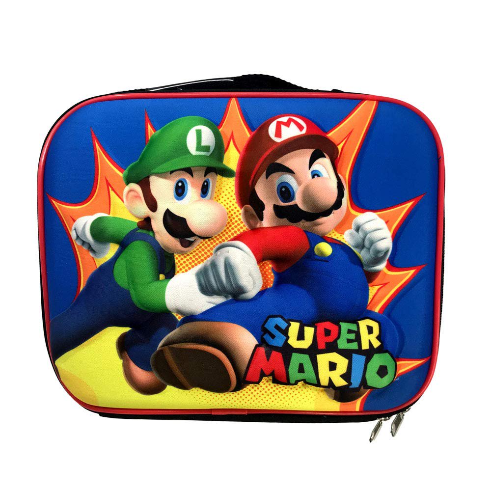 Super Mario Lunch Bag Mario and Luigi