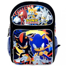Sonic the Hedgehog Backpack Large 16 inch Black