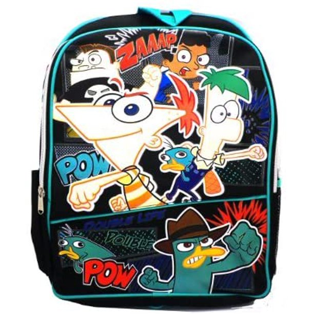 Phineas and Ferb Backpack Large 16 inch Pow Zaap – Backpack LA