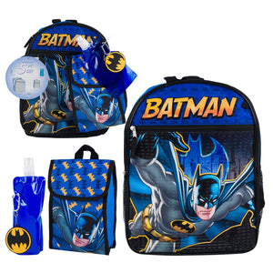 Batman Backpack 5pc Set