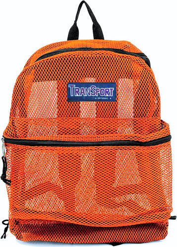 Transport Backpack Large 16 inch Mesh Orange