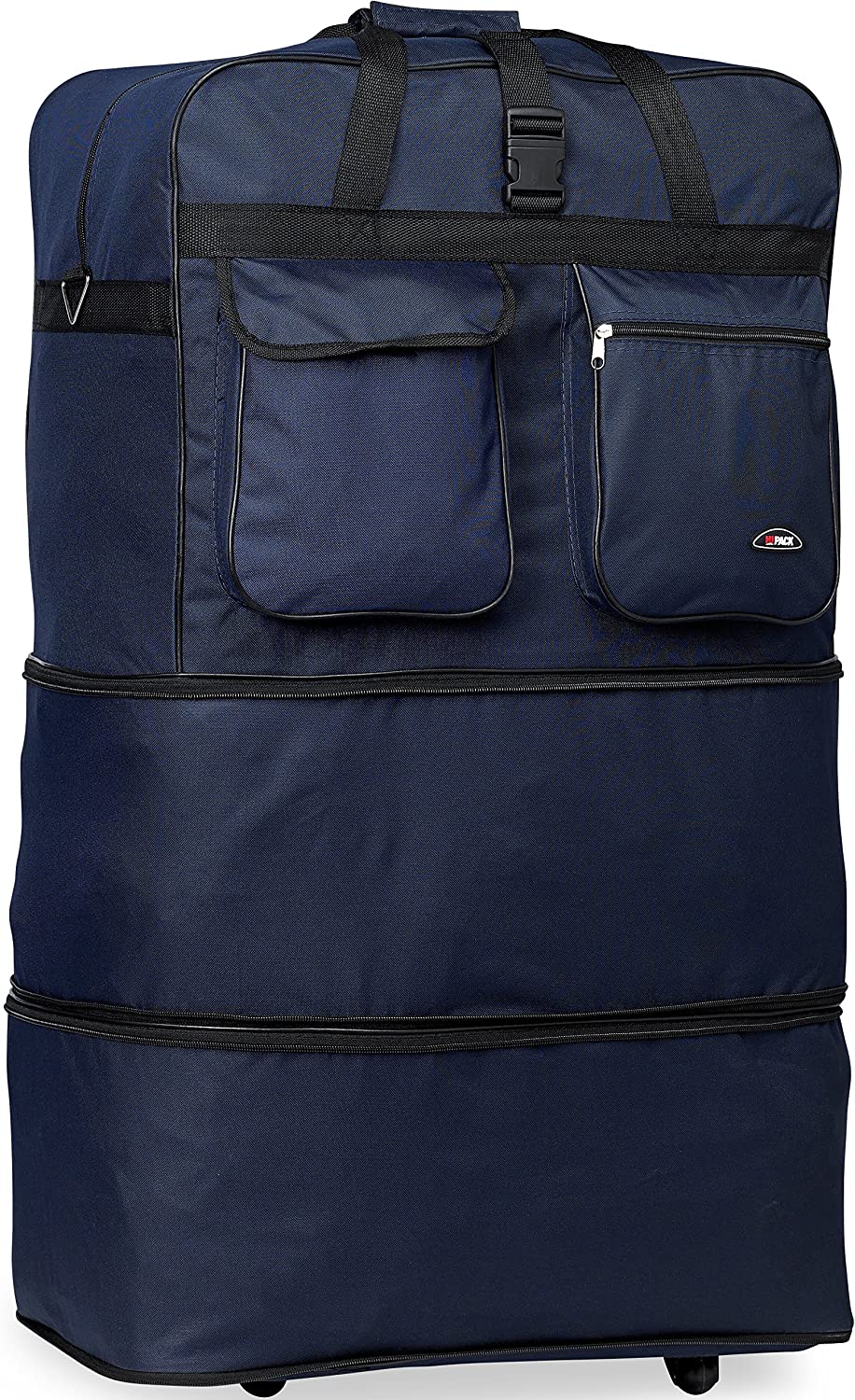 HiPack Wheel Bag Rolling Duffel Bag 40 inch Navy (PW40 Navy)