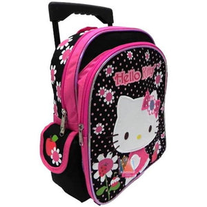 Hello Kitty Backpack Rolling 12 inch (Flowers and Dots) – Backpack LA