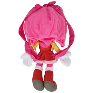 Sonic the Hedgehog Plush Backpack Amy Rose