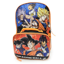 Dragon Ball Z Backpack Large 16 inch with Lunch Bag