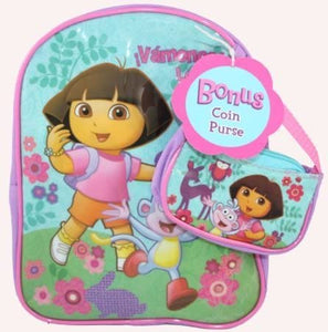 Dora the Explorer Backpack Mini 10 inch with Coin Purse