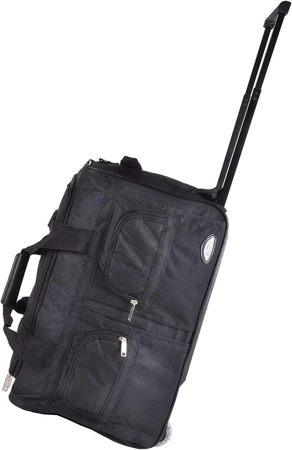HiPack Rolling Duffel Bag 22 inch Black (PRD Black)