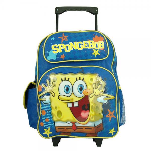 Spongebob Squarepants Backpack Large Rolling 16 inch