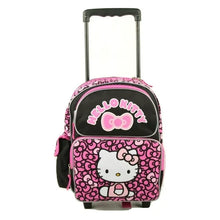 Hello Kitty Backpack Rolling Small 12 inch Bows Black