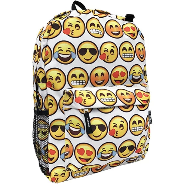 Track Backpack Classic TB205 (Emoji, White)