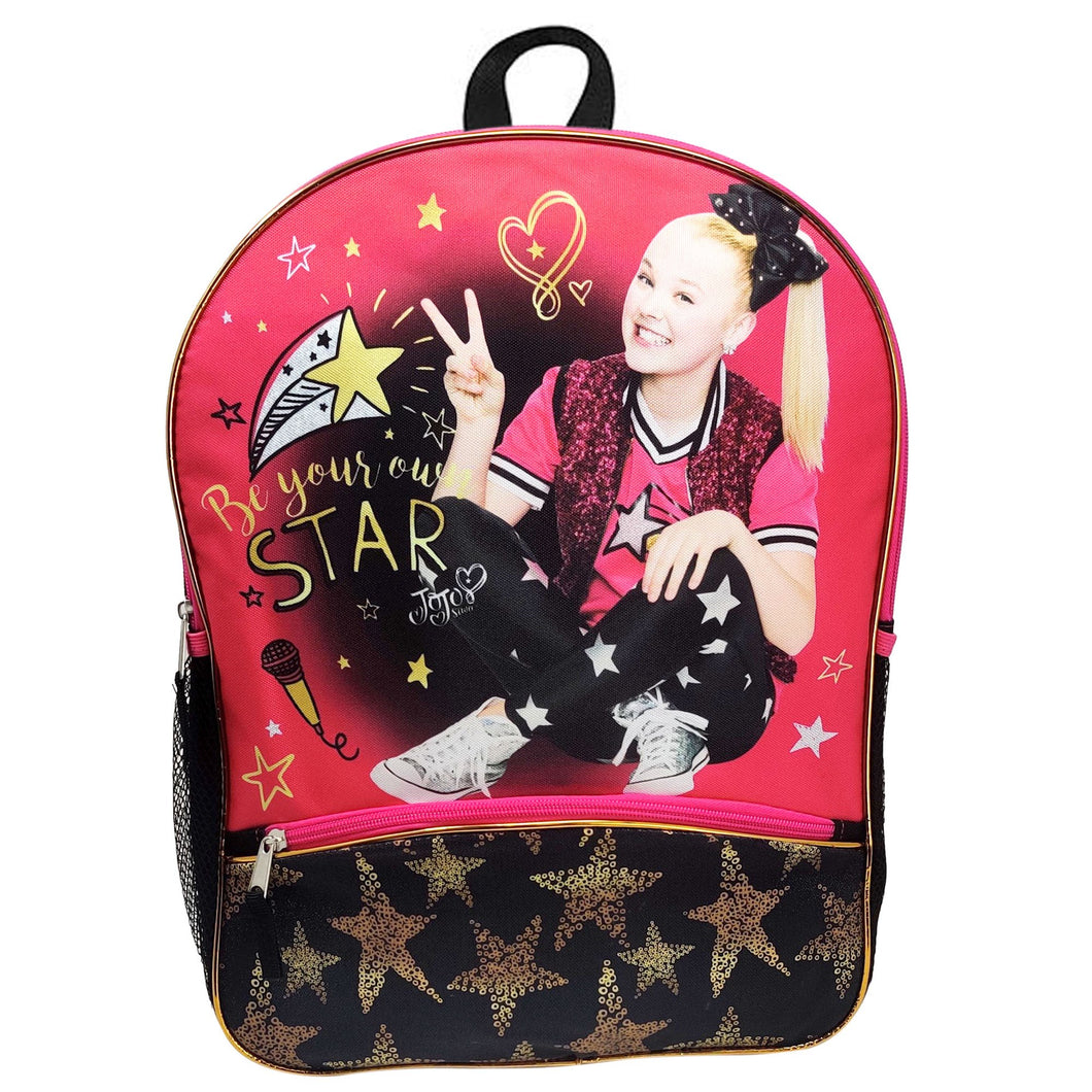 Jojo Siwa Backpack Large 16 inch Be Your Own Star