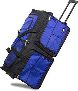 HiPack Rolling Duffel Bag 28 inch Blue (TRD Blue)