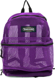 TransWorld Backpack Large 16 inch Mesh Purple
