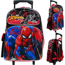 Spiderman Backpack Rolling Large 16 inch