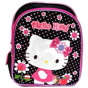 Hello Kitty Backpack Small 12 inch (Flowers and Dots)