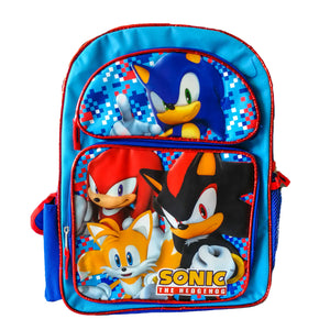 Sonic the Hedgehog Backpack Large 16 inch Blue