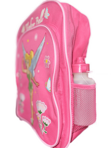 Tinker Bell Backpack Large 16 inch Pink Flowers