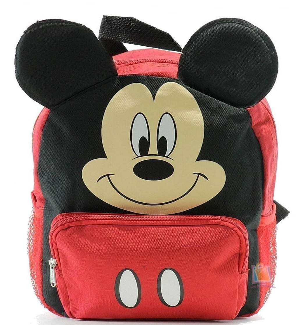 Mickey Mouse Backpack Small 12 inch Face and Ears