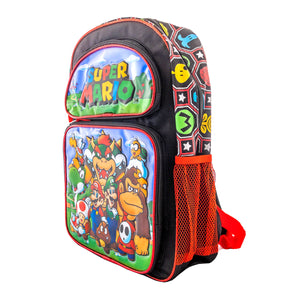 Super Mario Bros Backpack Large 16 inch