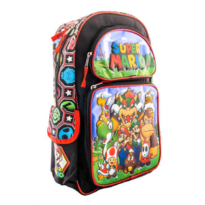 Super Mario Bros Backpack Large 16 inch