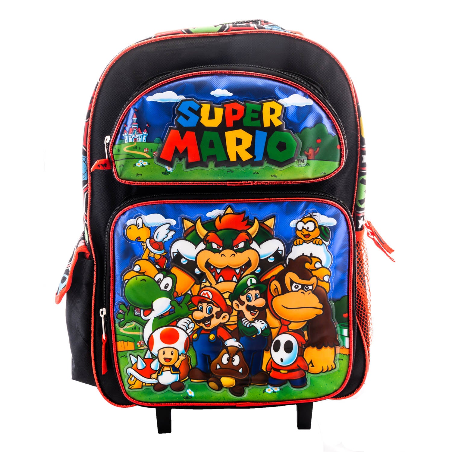 Super Mario Bros Backpack Large Rolling 16 inch – Backpack LA