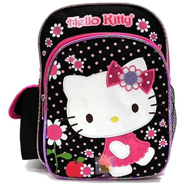 Hello Kitty Backpack Mini 10 inch (Flowers and Dots)