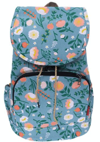 Bravo! Backpack Rucksack Drawstring (Daisy, Aqua 2)