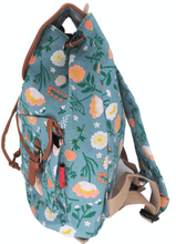 Bravo! Backpack Rucksack Drawstring (Daisy, Aqua)