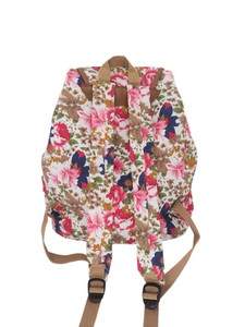 Bravo! Backpack Rucksack Drawstring (Bloom, Cream)