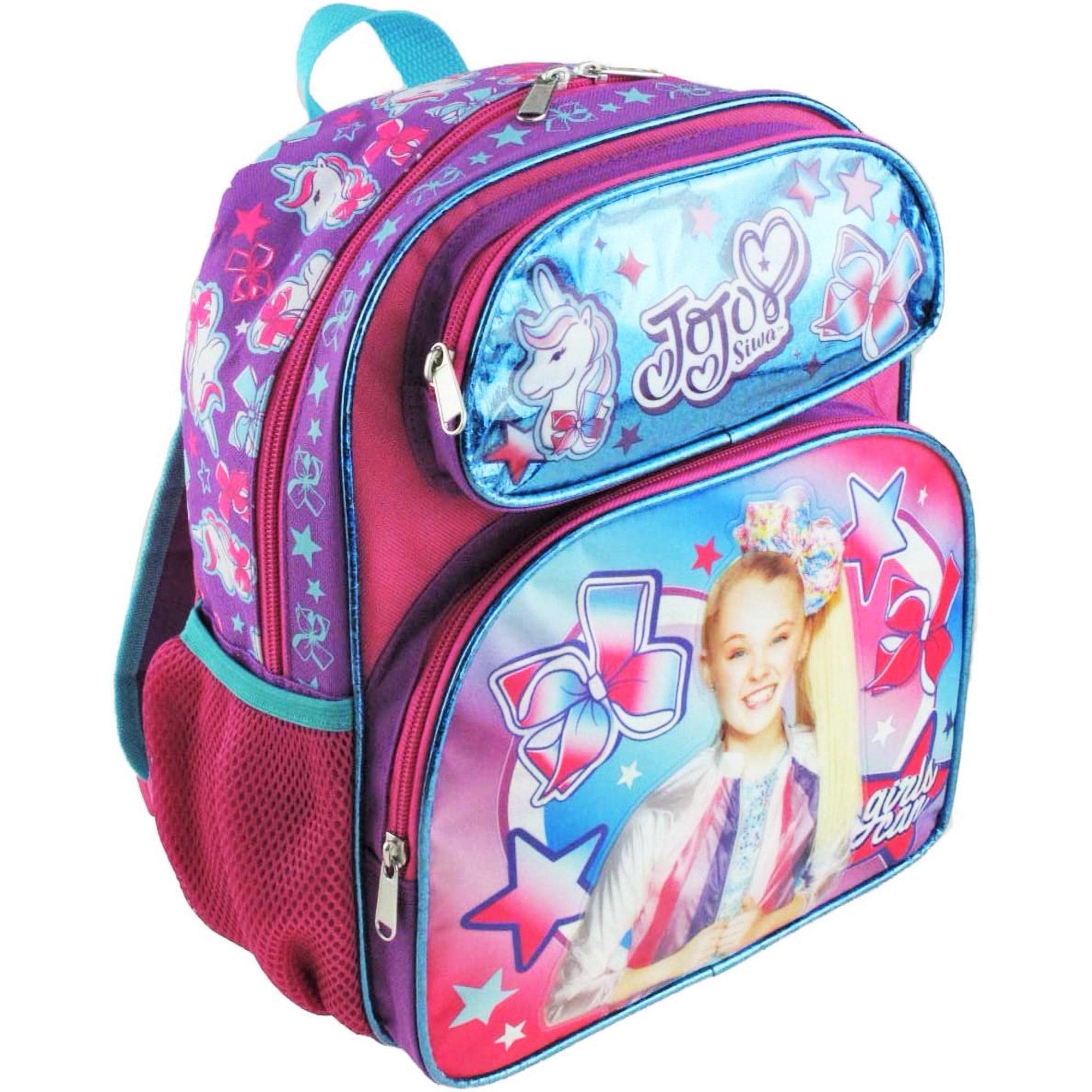 jojo bizarre adventure mini backpack Jojo Siwa Backpack Small 12 inch Girls Can – Backpack LA