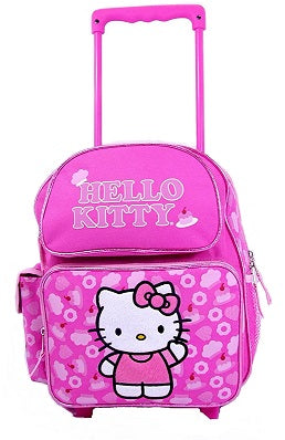 hello kitty 12 inch backpack Small (Flowers and Dots) Backpack LA Another great addition is the 2 side pockets Hello Kitty Backpack Rolling Small