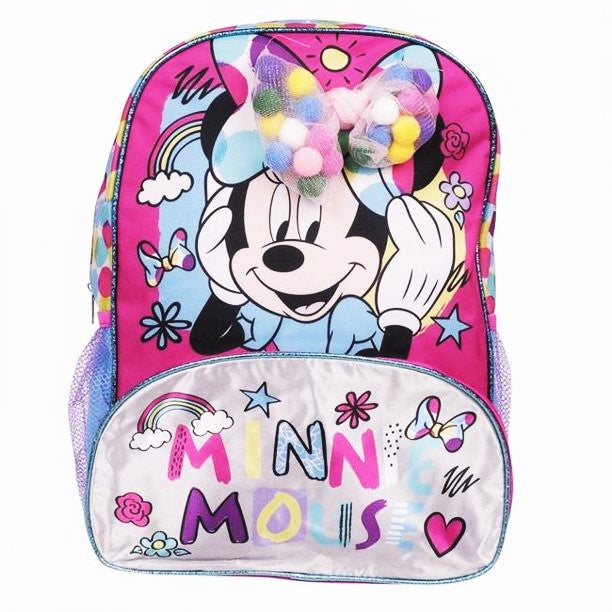Minnie Mouse Backpack Large 16 inch Bow