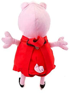 Peppa Pig Plush Backpack Pink Red