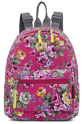 Bravo Floral Mini (10 Inch) School Backpack - Floral Pink Backpack LA Bravo Floral Mini (10 Inch) School Backpack - Floral Pink Backpack LA
