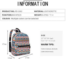 Bravo! Fashion Design Leatherette 12" Backpack (Embroider Purple)