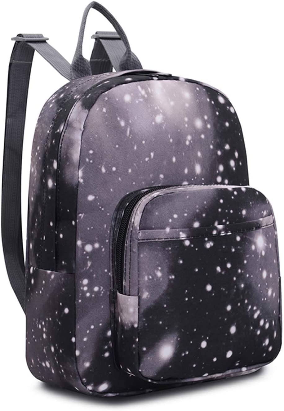 galaxy print mini backpack Bravo BTS Mini Polyester Backpack 11" (Galaxy Black) – Backpack LA