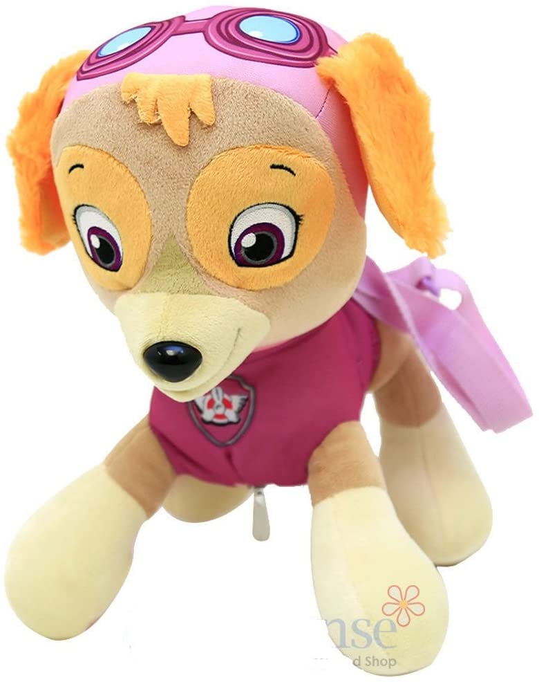 New Girl's Paw Patrol Ready for Action Plush Backpack - SKYE