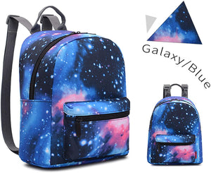 Bravo! Fashion Design All Purpose 9" Floral Backpack (Galaxy Blue)
