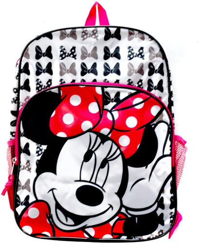 Disney Backpack Minnie Mouse Satin Canvas 16